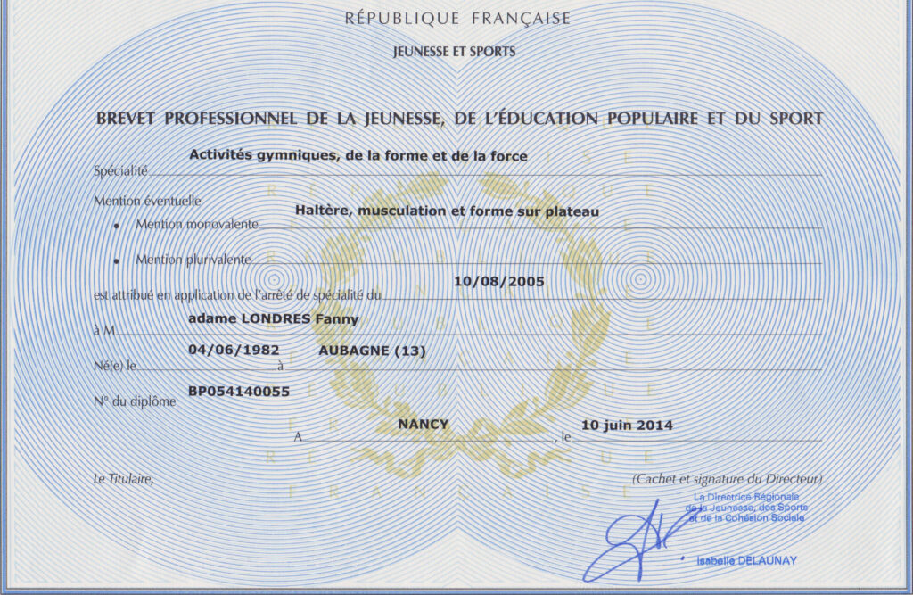 diplome force et muscu 001